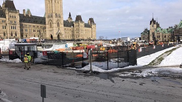 Parliamentary construction and demolition in the works