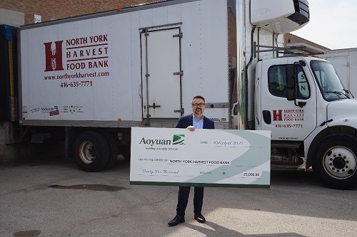 Aoyuan International donates $25,000