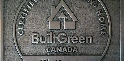 Platinum Plaque - builtgreen