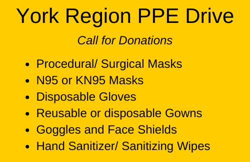 York Region PPE Drive