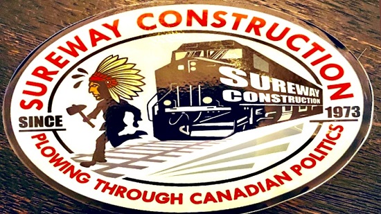 racist construction sticker