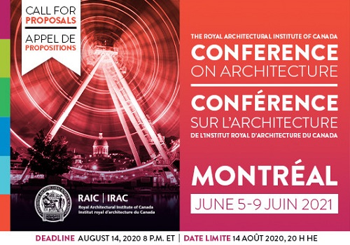 RAIC - Call for Proposal - Montreal 2021