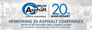 honoring 20 asphalt companies