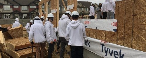 Parkland County students building duplex in immersive learning program