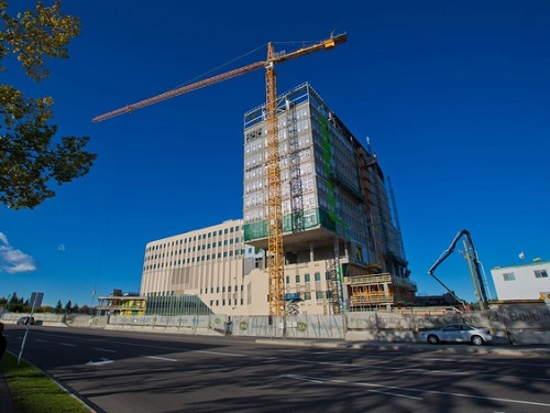 Calgary Cancer Centre construction