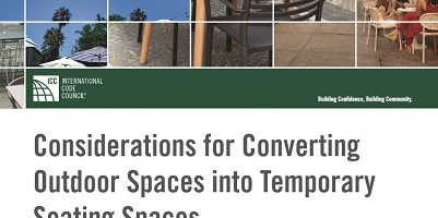 ICC - Converting Spaces into Temporary Seating Spaces