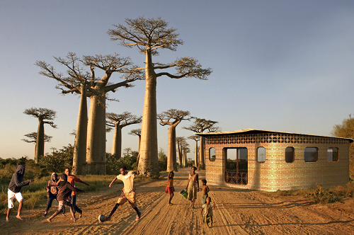 3D-printed school in Madagascar