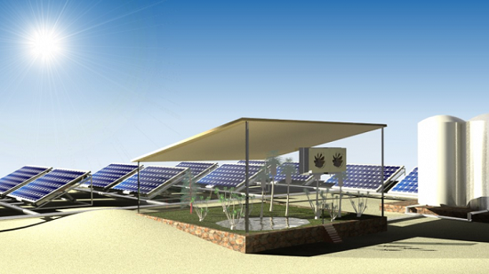 solar panel clean water