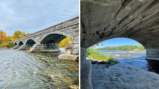 Ontario stone bridge