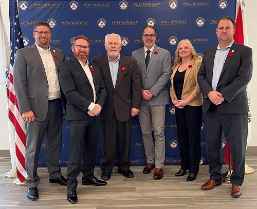 Photo: Millwright Regional Council of Ontario, Helmets to Hardhats, and Association of Millwrighting Contractors of Ontario (CNW Group/Millwright Regional Council of Ontario)