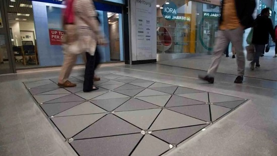 High-tech floor tiles