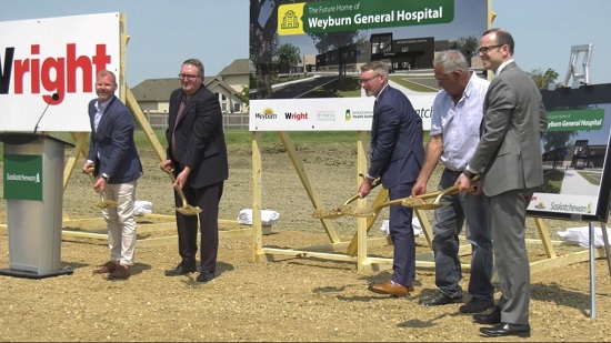 Weyburn hospital ground break