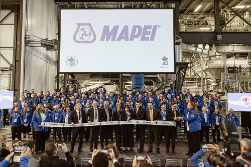 MAPEI Inc--MAPEI Canada Inaugurates its Plant Expansion in Laval