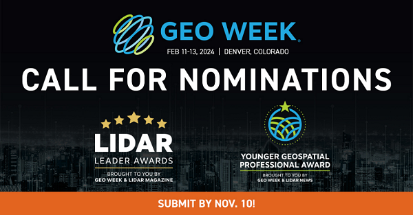 Geo Week - 2024 - Call for Nominatio