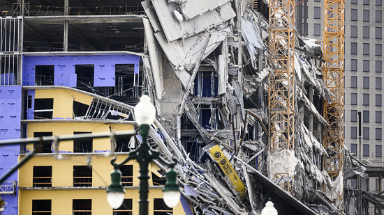 New Orleans construction collapse