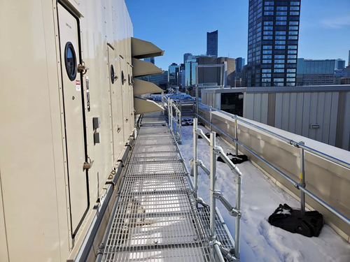 rooftop safety in winter