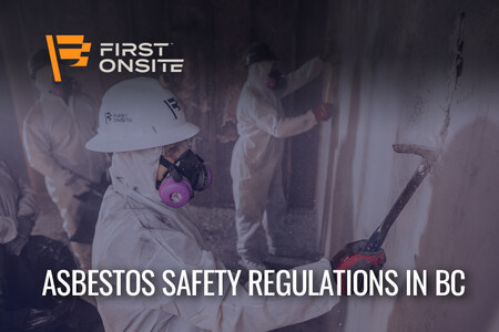 First Onsite - Asbestos Safety post
