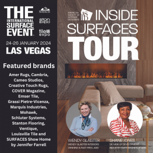 ASID Inside SURFACES Tours  deliver curated, guided stops at leading surface manufacturers where ASID designer members will experience TISE like never before.
