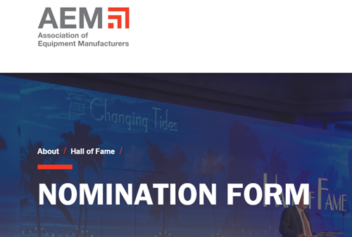 AEM hall of fame 2024 - nominations