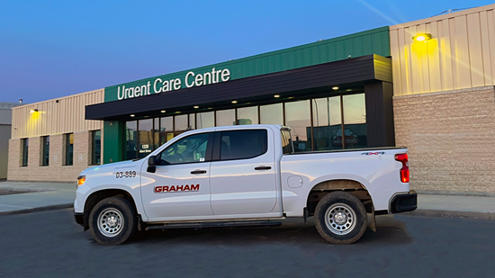 Regina Urgent Care Centre complete - Graham