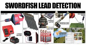 Electro Scan's SWORDFISH contains everything a water utility needs to test and report surveys of their water service lines, including lead detection.