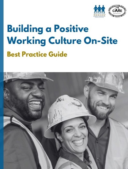 New guide gives construction employers a blueprint to build positive workplace culture