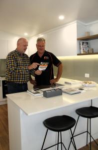 David Bycroft from the Australian Homestay Network (AHN) and Tony Duncan from Tiny Home Central (THC)