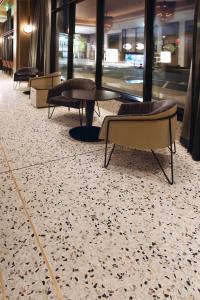 Terrazzo floor