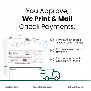 Print and Mail, payments, check payments, check printing, law firms, Checkrun