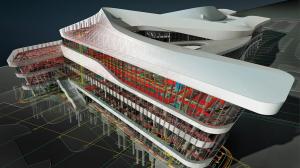 BIM Model of Architectural, Structural and MEP