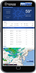 CREWTRACKER Mobile App with Norcast Weather