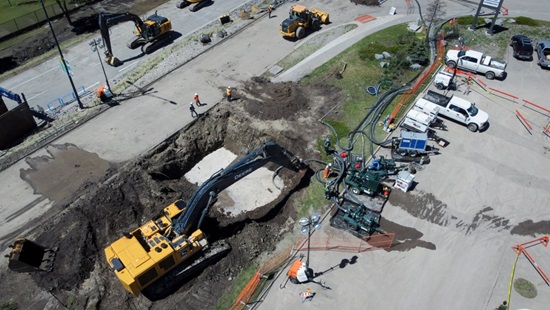 Review - Calgary water main break