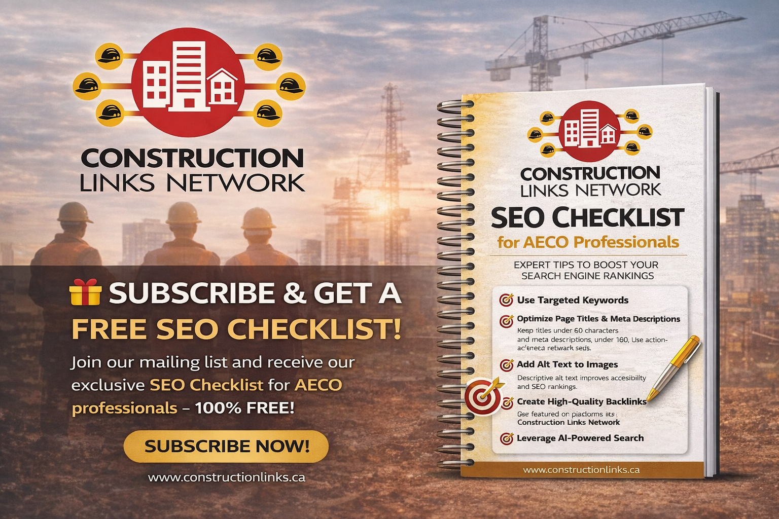 Subscribe - Free SEO Checklist